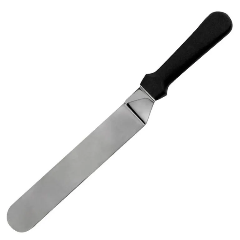 Palettkniv vinklet 20 cm stål