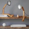 Parislampe blank svart