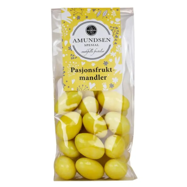 Pasjonsfruktmandler 160g