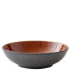 Pastaskål 20 cm svart/amber