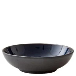 Pastaskål 20 cm svart/blå