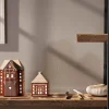 Pepparkakshus Ljuslykta Large Brun