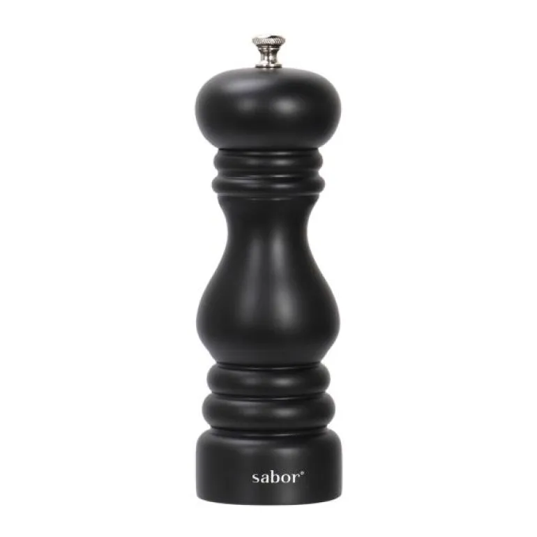 Pepperkvern 20 cm matt svart