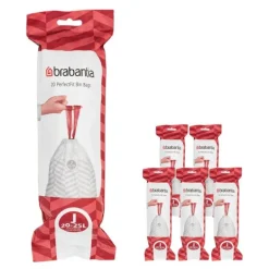 PerfectFit avfallsposer 20–25L 120-pack kode J hvit