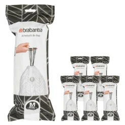 PerfectFit avfallsposer 60L 120-pack kode M hvit