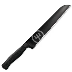 Performer brødkniv 23 cm dobbelttannet svart