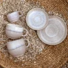 Perlemor sand fat til kaffekopp 16 cm