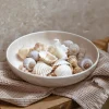 Perlemor sand pastaskål 22 cm