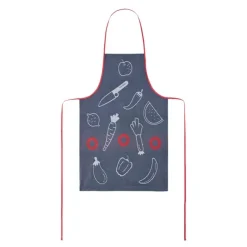 Petit Chef forkle barn bomull blå
