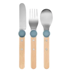 Petit Gourmet barnebestikk 3 deler regnblå