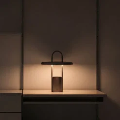 Pier LED-lampe, portabel 25 cm steel