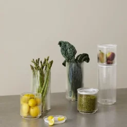 Pilastro glasskrukke m/lokk 0,6L 3 stk
