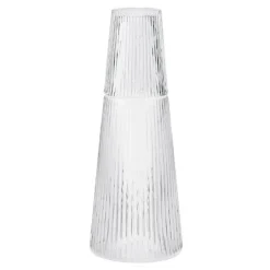 Pilastro karaffel med glass 1L clear