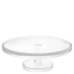 Pilastro serveringsfat riflet 30x30 cm klar