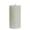 Pillar LED kubbelys 7,8x15,2 cm dusty green