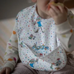 Pippi Langstrømpe smekke Bursdag hvit
