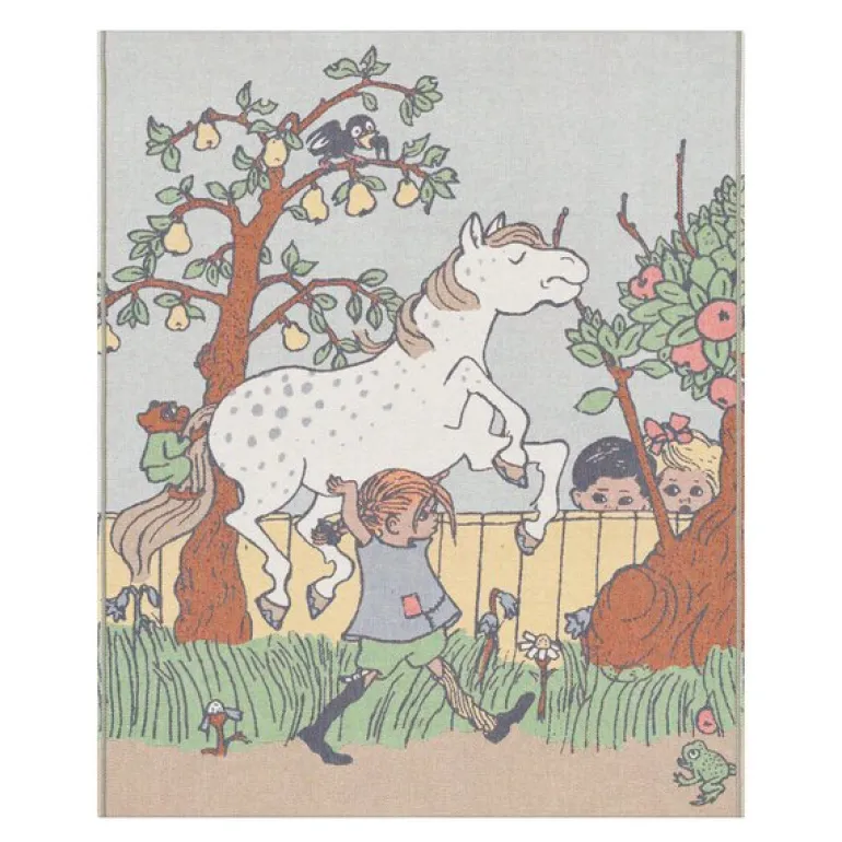 Pippi pledd 140x170 cm pæreslang