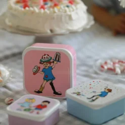 Pippi snackboks 3 stk Bursdag
