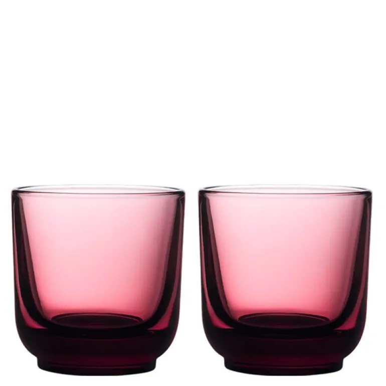Pirch cappuccino glass 19 cl 2 stk Garnet