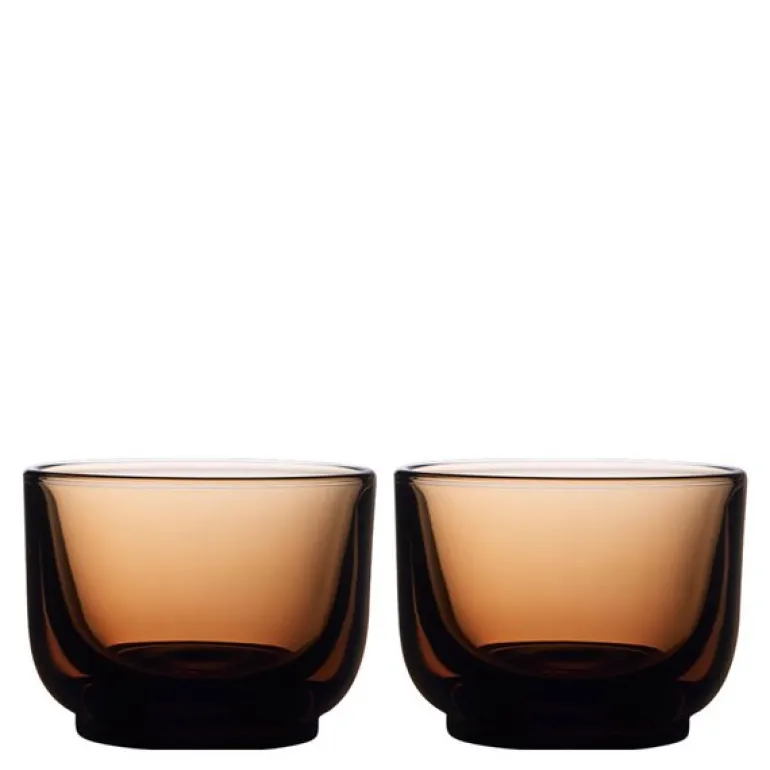 Pirch espresso glass 9 cl 2 stk Amber