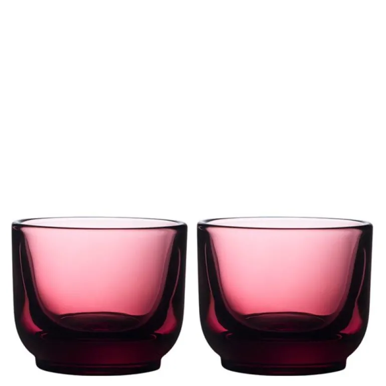 Pirch espresso glass 9 cl 2 stk Garnet