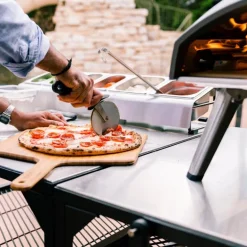 Pizzahjul 24 cm svart