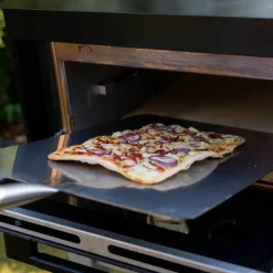 Pizzaovn elektrisk multifunksjonsovn utendørs svart
