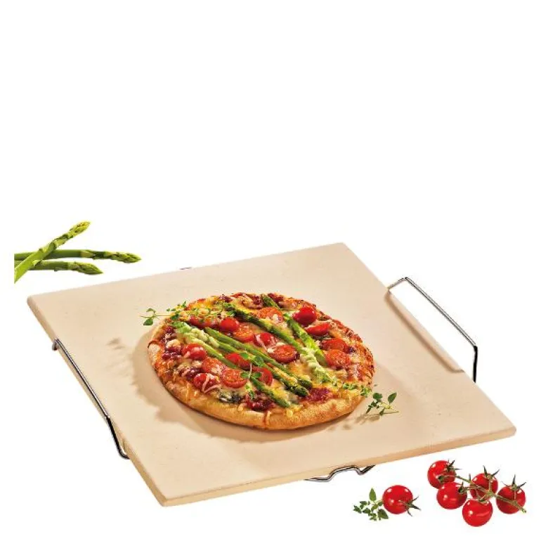 Pizzastein m/stativ 35 cm