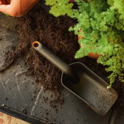 Plantespade 35 cm svart