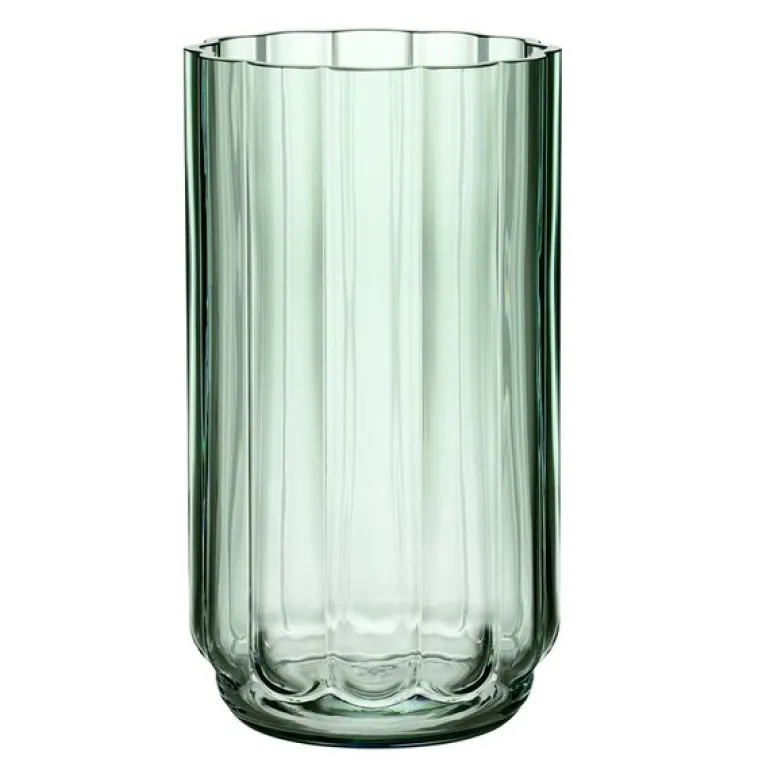 Play vase 18 cm lys grønn
