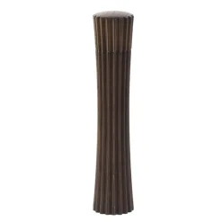 Pleats salt- og pepperkvern keramisk 26 cm mørk asketre