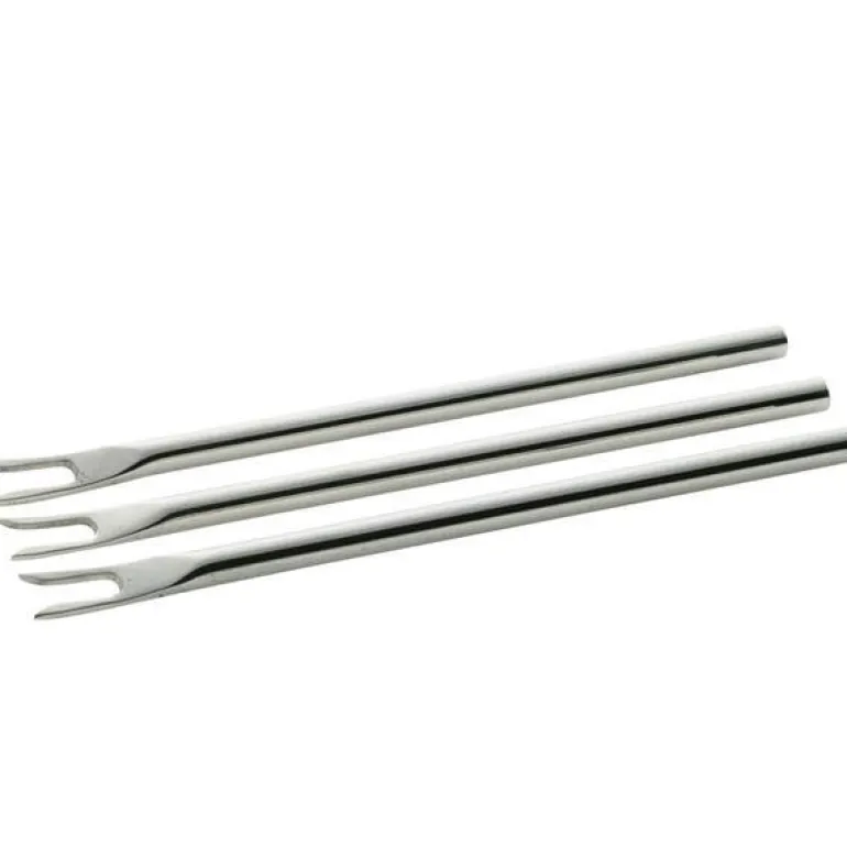 Påleggsgafler 11 cm 3 stk rustfritt stål