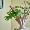 Plier vase 29 cm rose