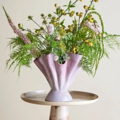Plier vase 29 cm rose