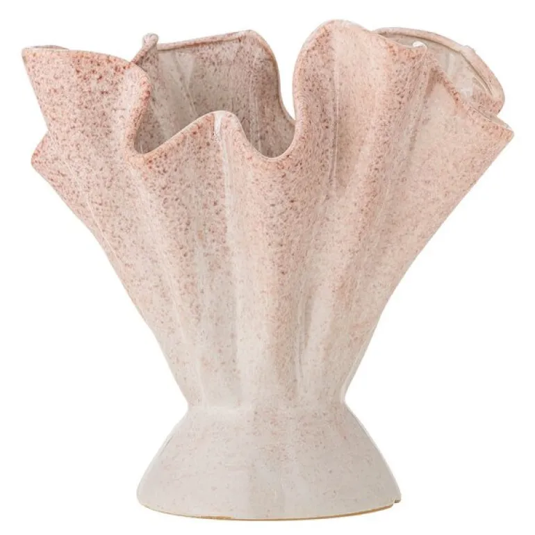 Plier vase 29 cm rose