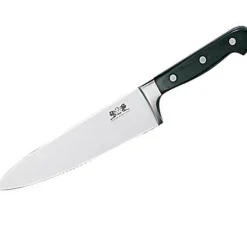 Pluton kokkekniv 20 cm stål/svart