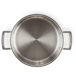 3-Ply lav gryte med lokk 20 cm 3L