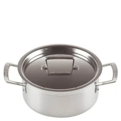 3-Ply lav gryte med lokk 20 cm 3L