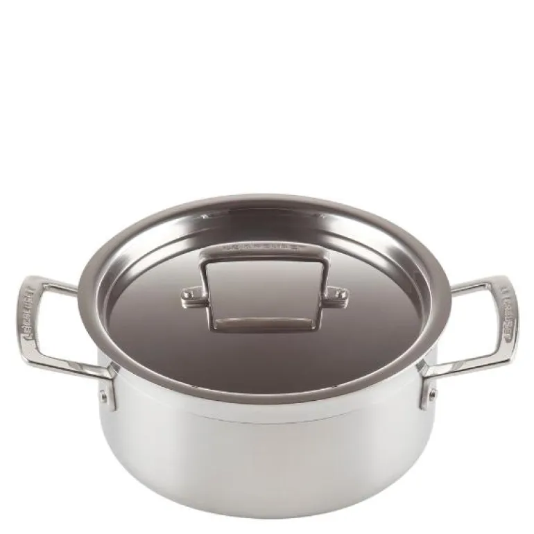3-Ply lav gryte med lokk 20 cm 3L