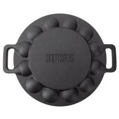 Poffertjes/munkepanne 19 hull 24 cm støpejern