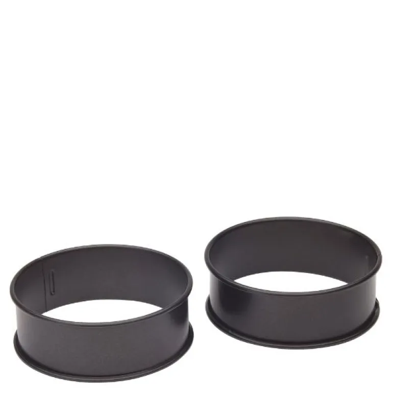 Pogette eggring 2 stk non-stick svart
