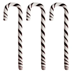 Polka stav 17 cm 3 stk hvit/svart