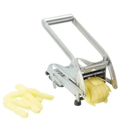 Pommes frites-skjærer 26 cm rustfri sølv