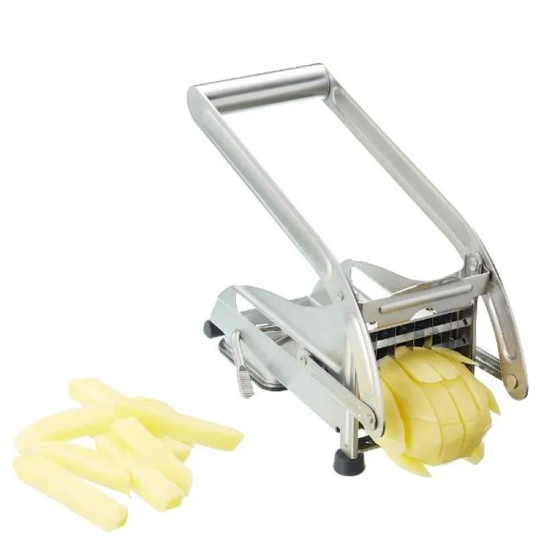 Pommes frites-skjærer 26 cm rustfri sølv