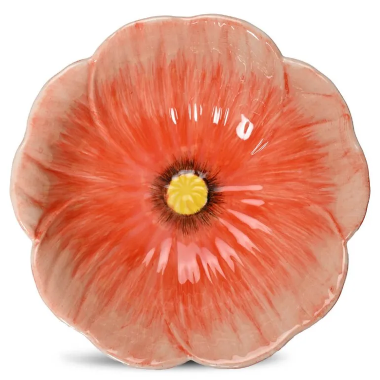 Poppy valmue skål M 18x6,5 cm rød