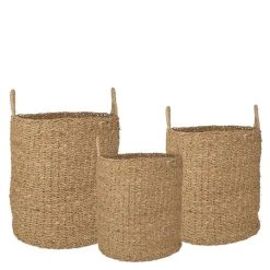 Pottekurv sjøgress 3 stk 37+32+28 cm