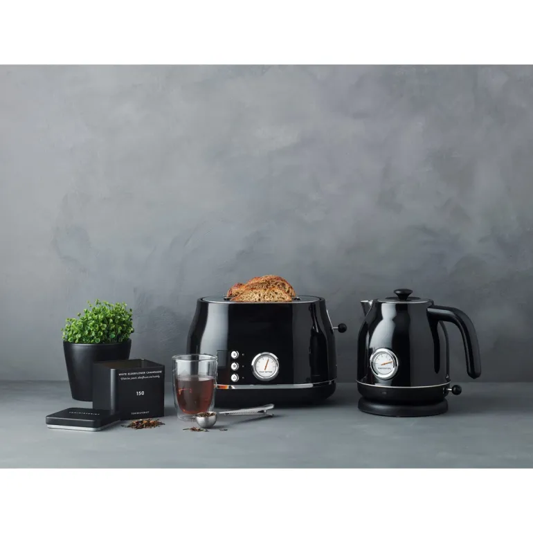 Premium Retro brødrister svart
