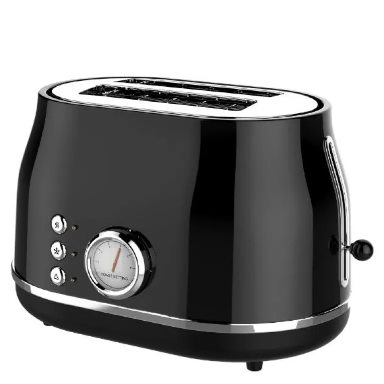 Premium Retro brødrister svart
