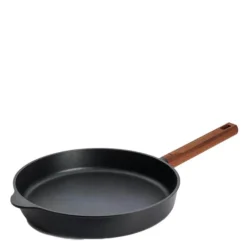 Premium wood stekepanne 28 cm svart/bøk