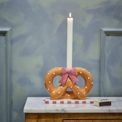 Pretzie lysestake 14,5 cm brun/rosa